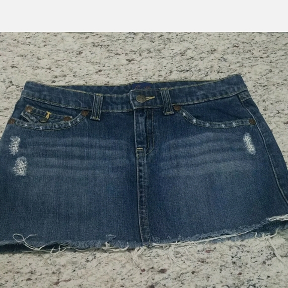 Aeropostale Dresses & Skirts - AEROPOSTALE Distressed Denim Mini Skirt. Sz 5 / 6